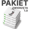 Pakiet 5 paczek zwierzęta 1.0