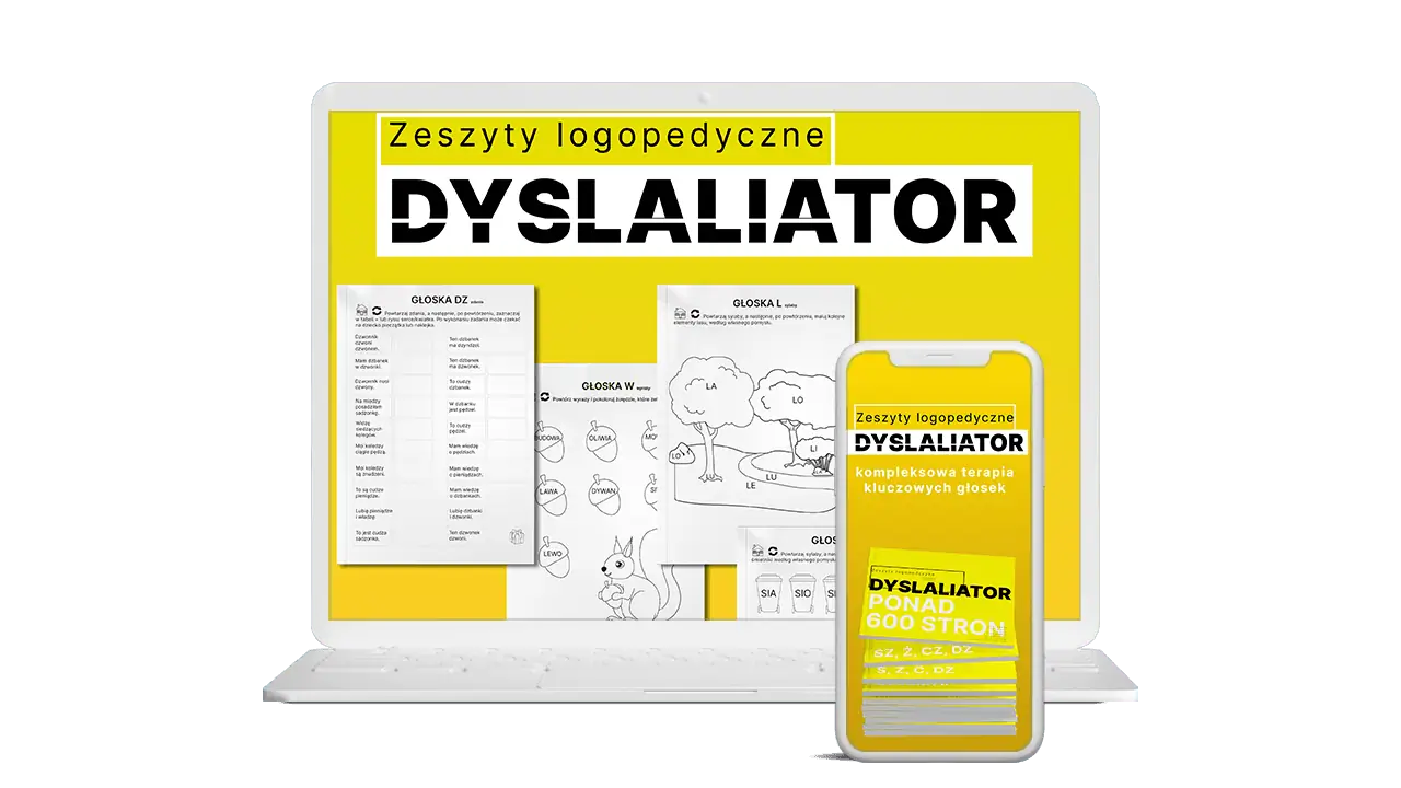DYSLALIATOR - Zeszyty perfekcyjnej wymowy